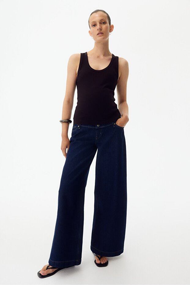 MAMA Wide Jeans - 2