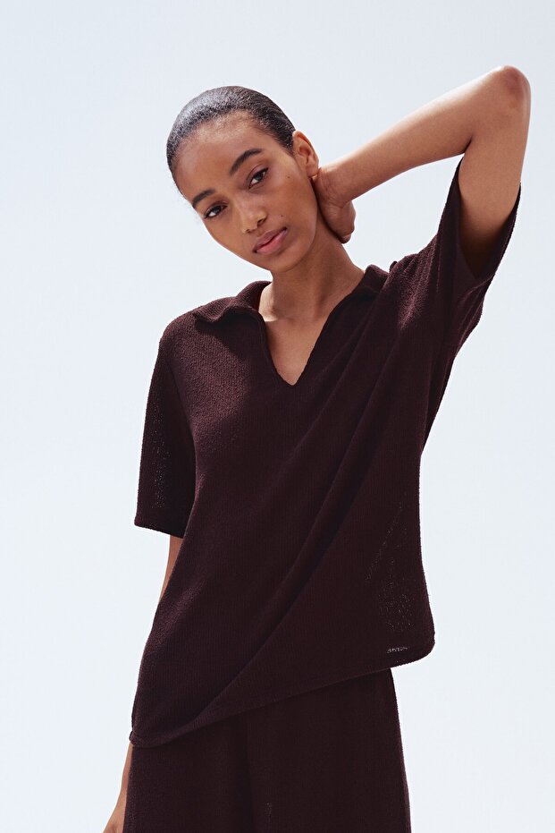 Yakalı Triko Üst - 2