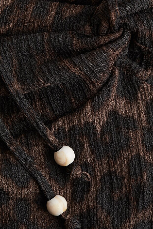 Halter Yaka Kısa Üst - 5