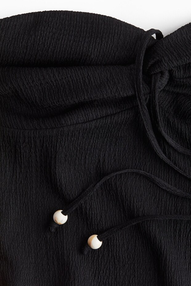 Halter Yaka Kısa Üst - 5