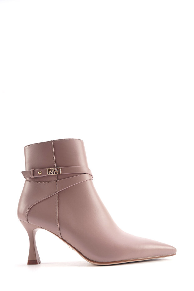 Tıno 4Pr Cream Women's Heeled Boots