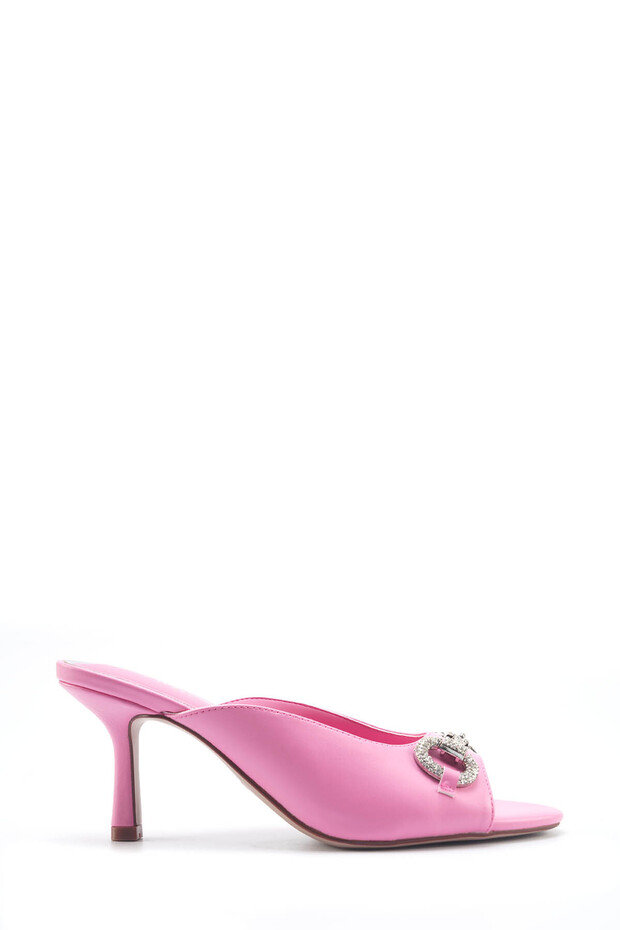 Lamasta 5Fx Pink Women's Heeled Slippers
