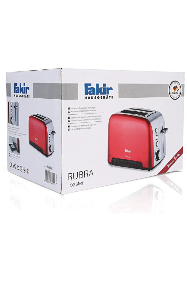 Rubra Toaster Red - 5