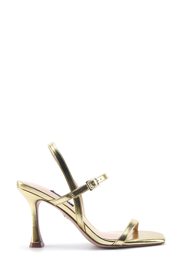 Monique 5Fx Gold Women's Heeled Sandals