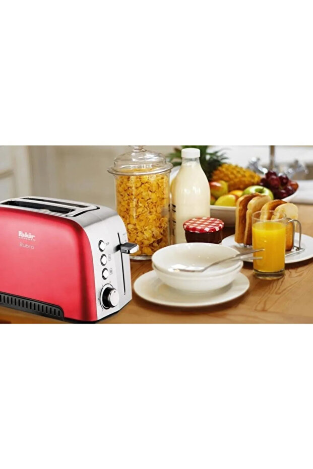 Rubra Toaster Red - 4