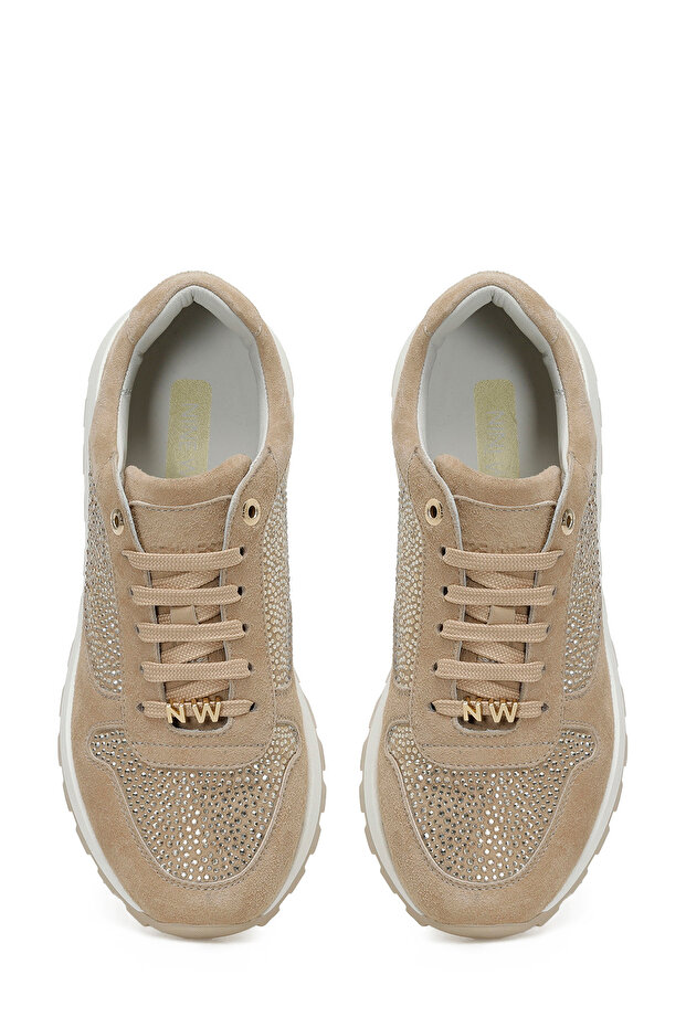 SAINT 5FX Bej Kadın Sneaker - 4