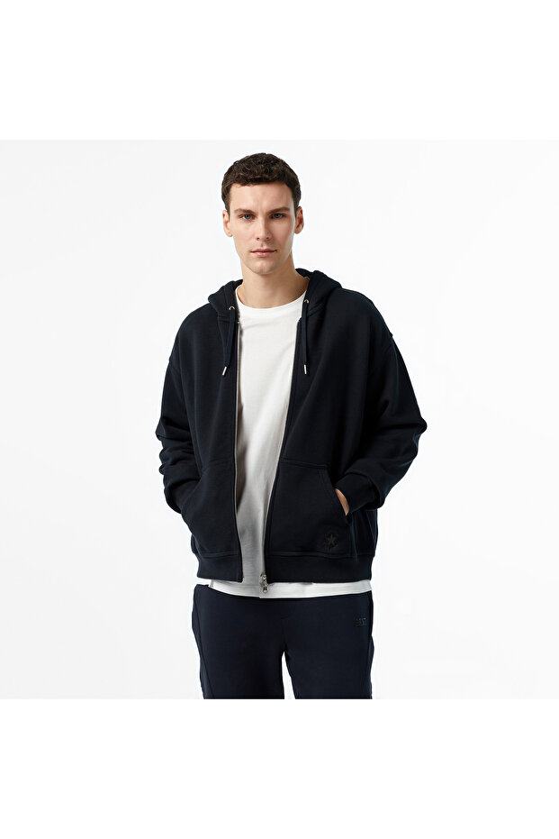 Classic Unisex Siyah Sweatshirt - 5