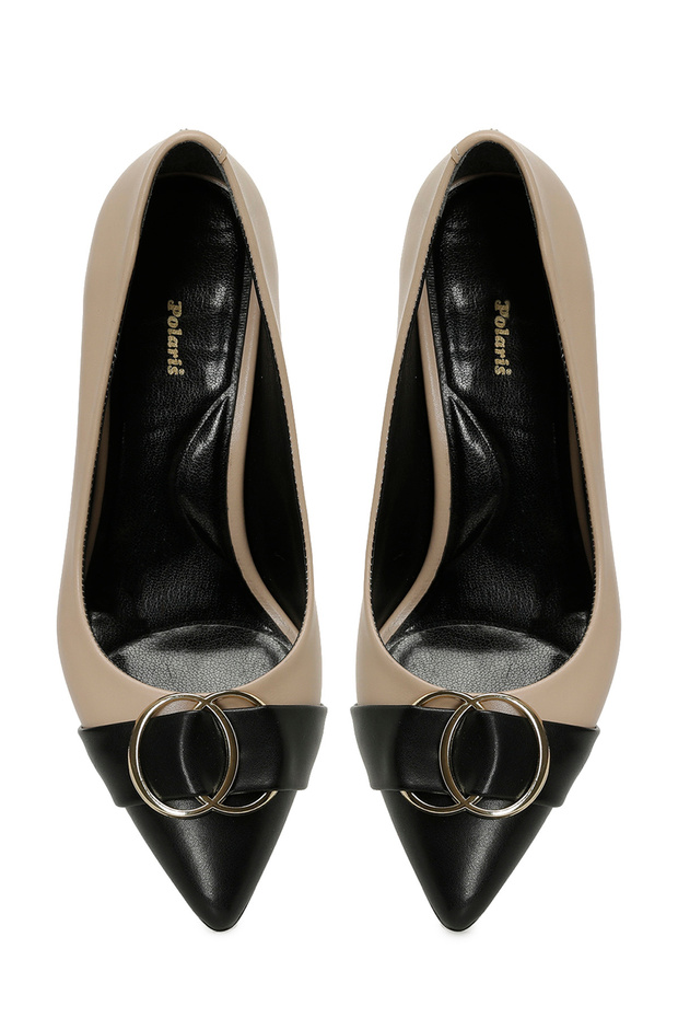 326022.Z 5PR Bej Kadın Topuklu Ayakkabı - 4