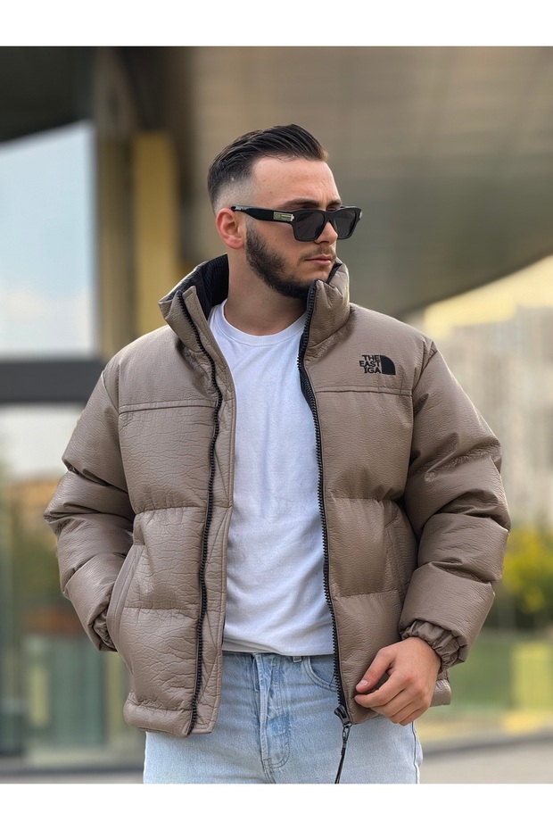 Men's Inflatable Coat Leather - 5