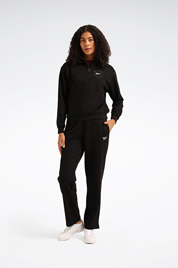 Q3 IDE FT MIDLAYER Siyah Kadın Sweatshirt - 2