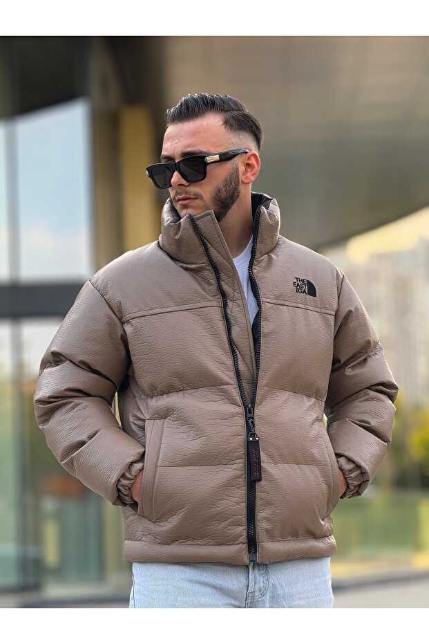 Men's Inflatable Coat Leather - 3