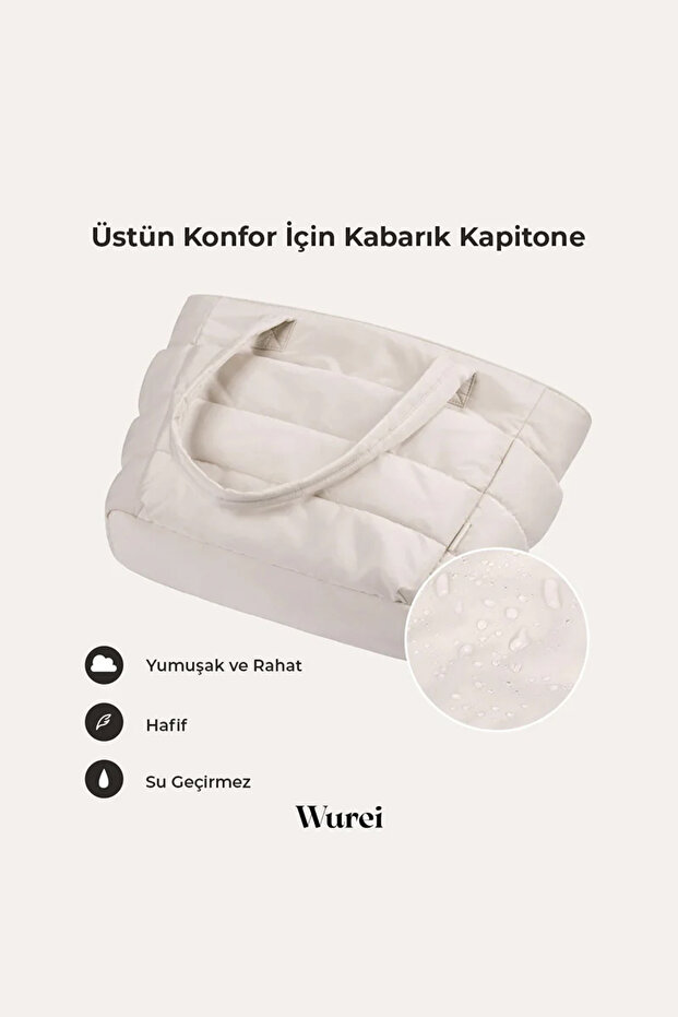 Wurei Puffy Tote Bag - 6