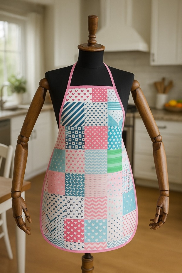Digital Printed Water Liquid Proof Stain Resistant Kitchen Apron Lovella
