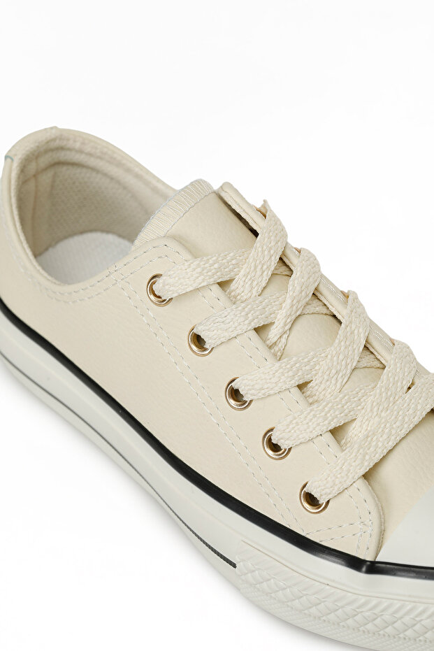 COBSE.F5PR Bej Kız Çocuk Sneaker - 7