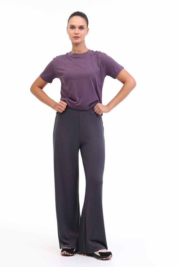 WL 22ALY24FP42211 YOG 5PR Antrasit Kadın Eşofman Altı - 3