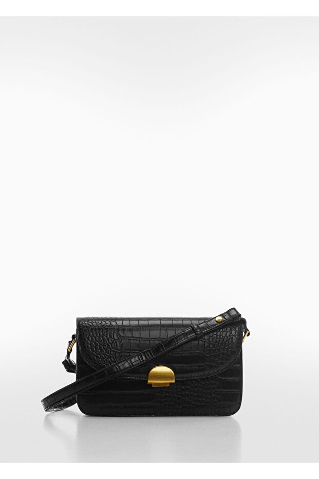 Kroko Çapraz Askılı Çanta - 3