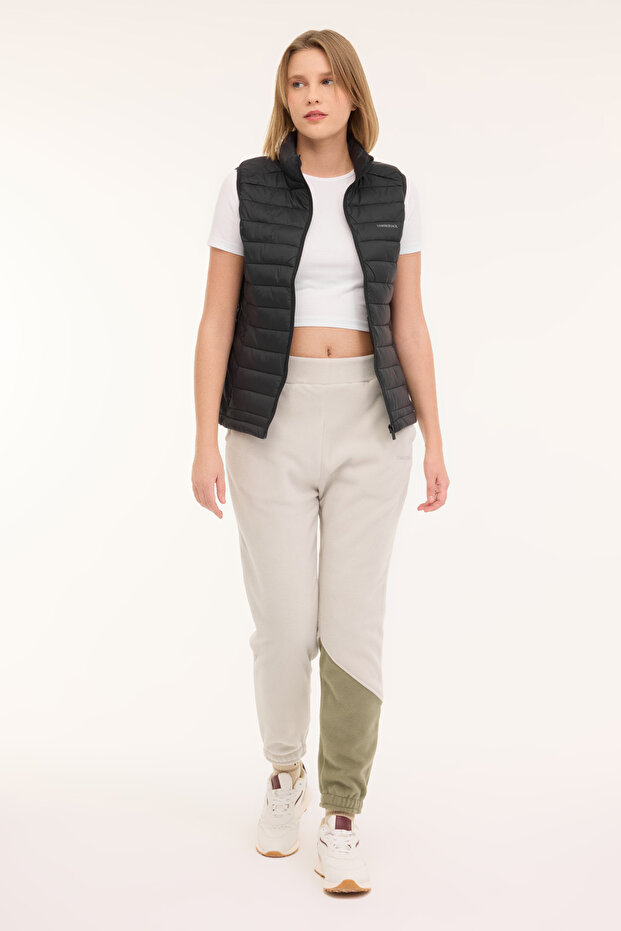 Kapitoneli Regular Fit Dik Yaka Şişme Yelek  YELEK 4SN34 4PR - 3