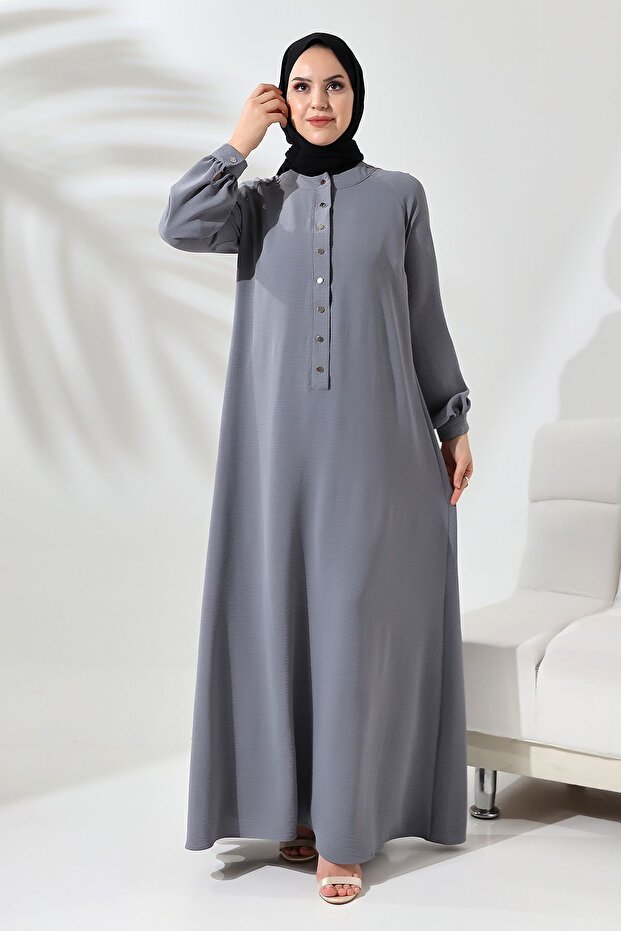 فستان مزين بمشابك - 3