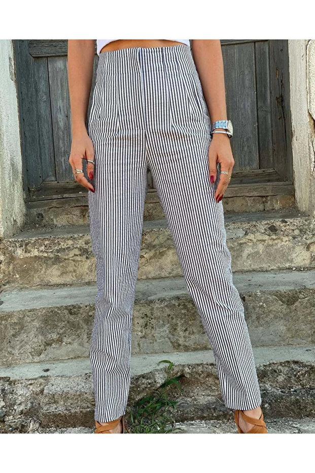 Παντελόνι Flatolu - Ριγέ - 3