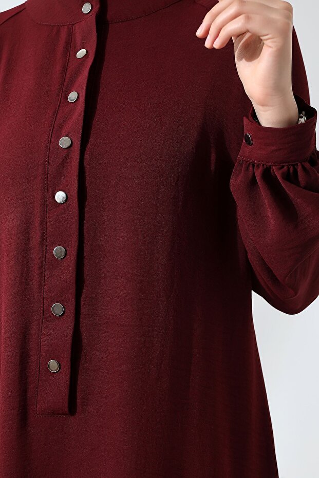 Placket Snap Dress - 6