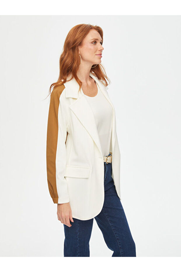 Relax Dokuma Garnili Örme Ceket 69753 - 2