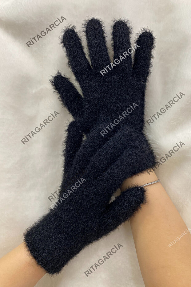 Peluş Uzun Eldiven - 8