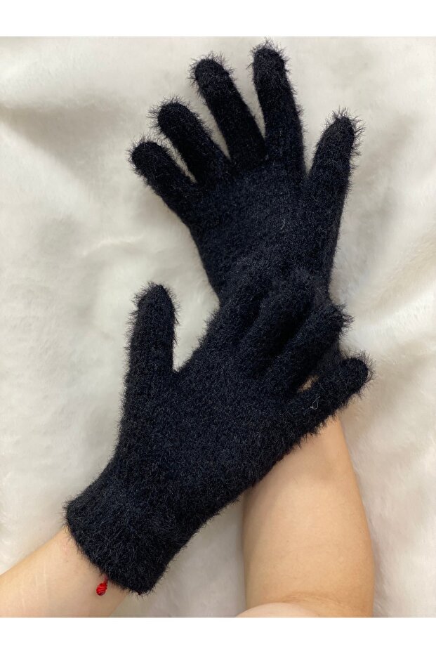 Peluş Uzun Eldiven - 6