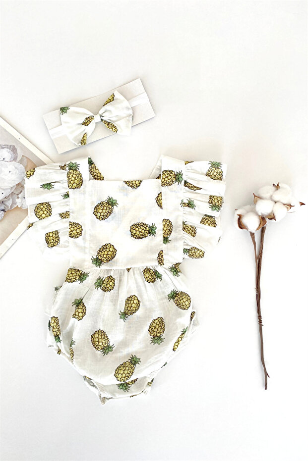 Pineapple Patterned Salopet - 4