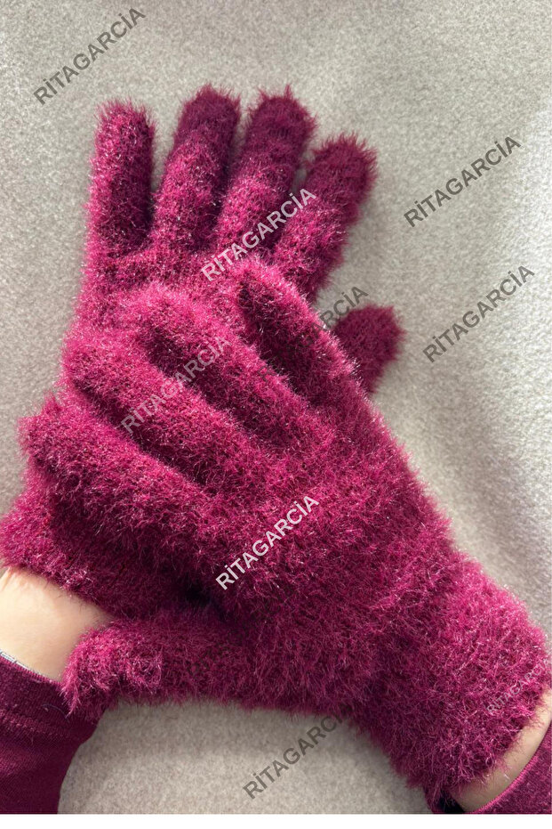 Peluş Uzun Eldiven - 7