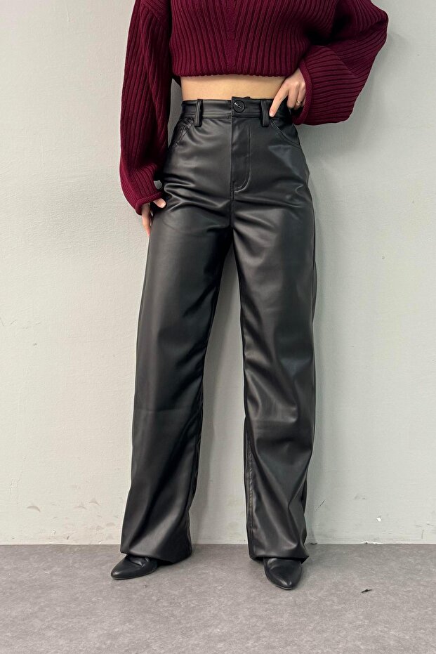 DERİ PANTOLON - 3