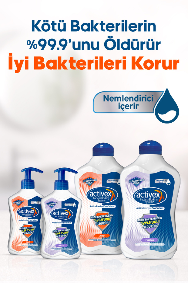 Sıvı Sabun Aktif 2x1 LT + 2x500 Ml - 6