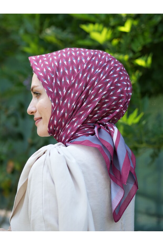 Eliza Pattern Soft Scarf - 1