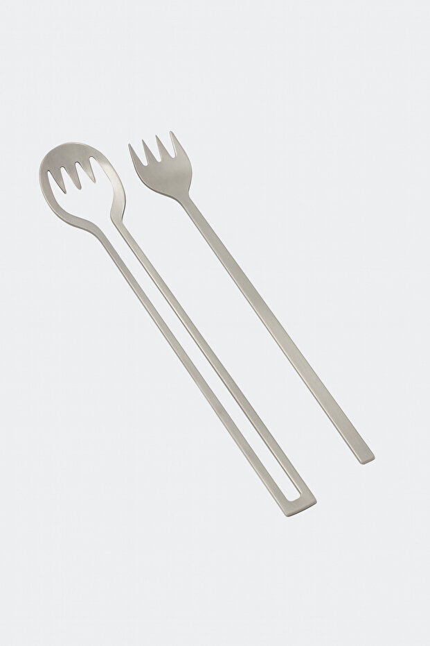Cosa Stainless Steel Salad Serving Set of 2 – Spoon and Fork