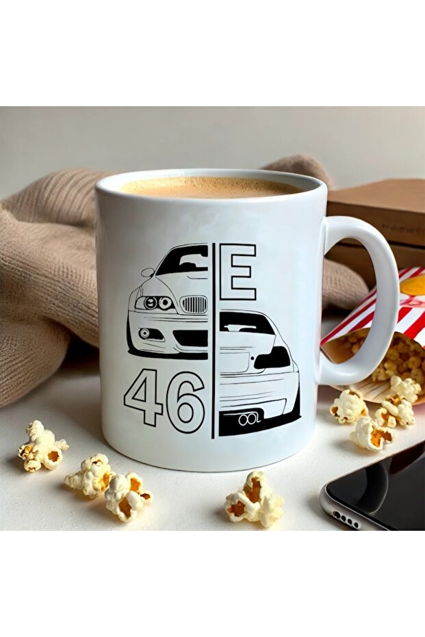 Personalized cup, BMW E46, 300 ml - 4