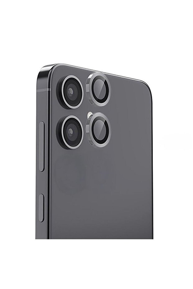Samsung Galaxy A06 Compatible Zebana KL10 Camera Lens Protection Glass Gray