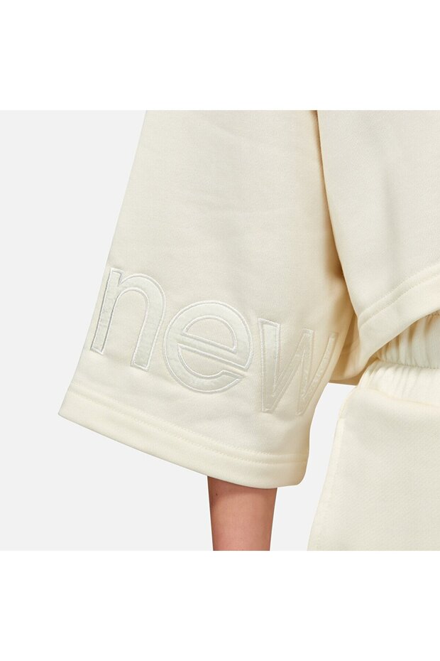 WNH1425 Beyaz Kadın Sweatshirt - 7