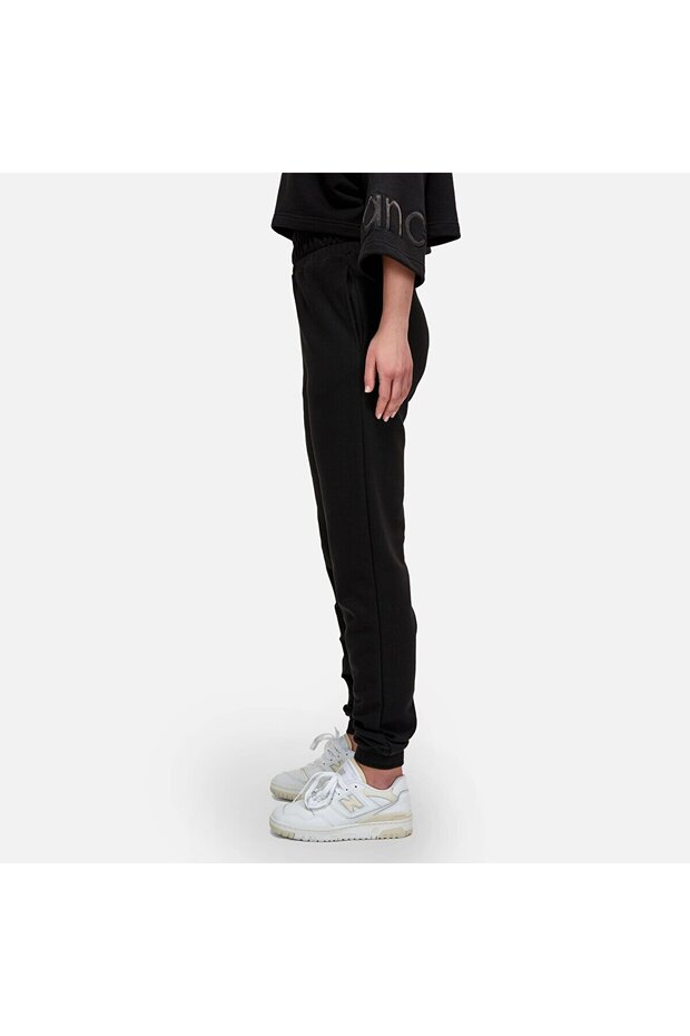 WNP1422 Siyah Kadın Eşofman Altı - 5