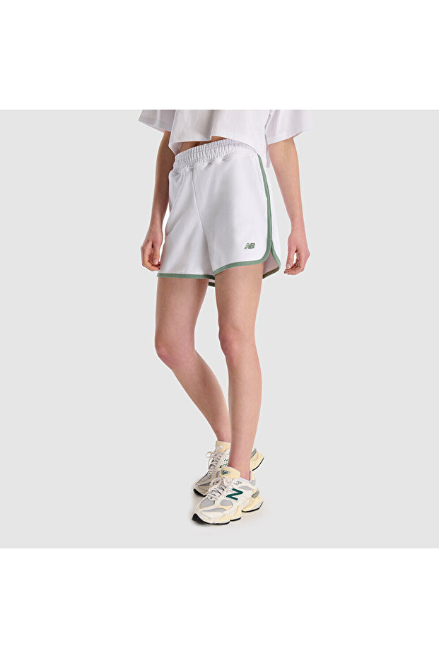 Wns1515 White Women's Shorts
