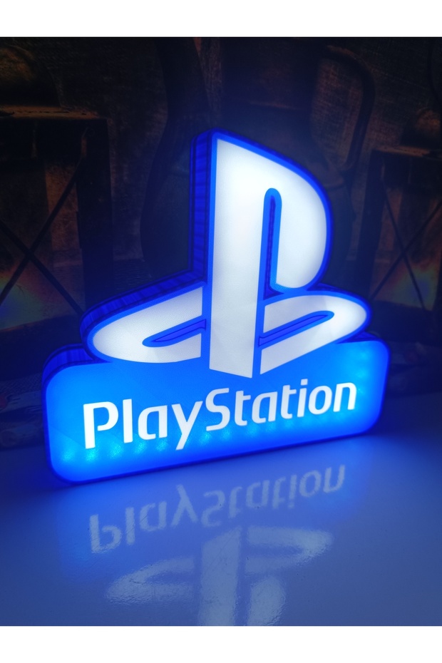 LED IŞIKLI PLAYSTATİON LOGO - 5