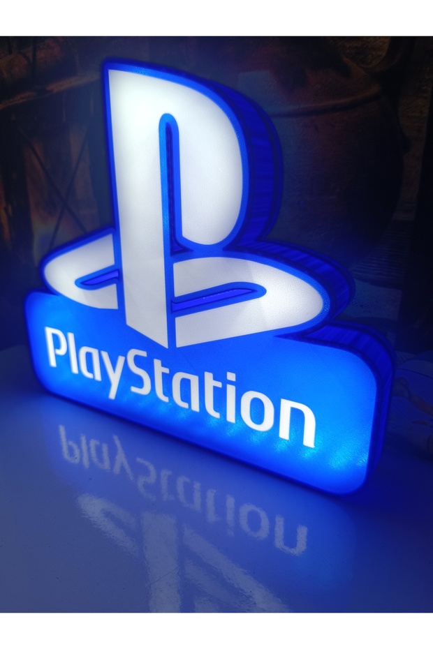 LED IŞIKLI PLAYSTATİON LOGO - 8