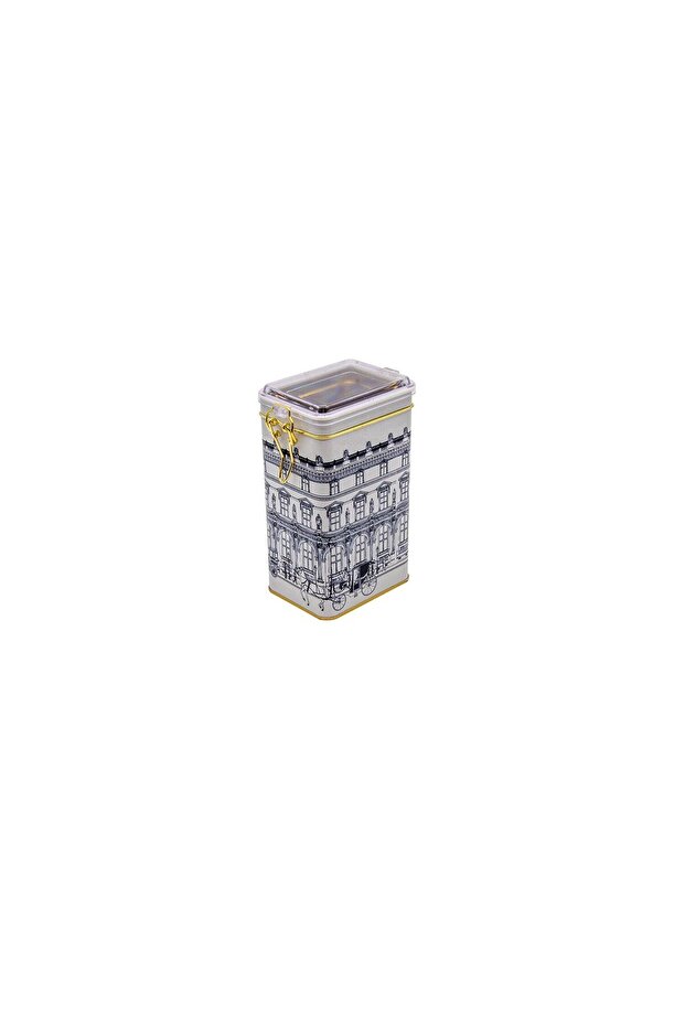 Er048-t9 City Patterned Rectangular Metal Storage Container 8x10 Cm - 4
