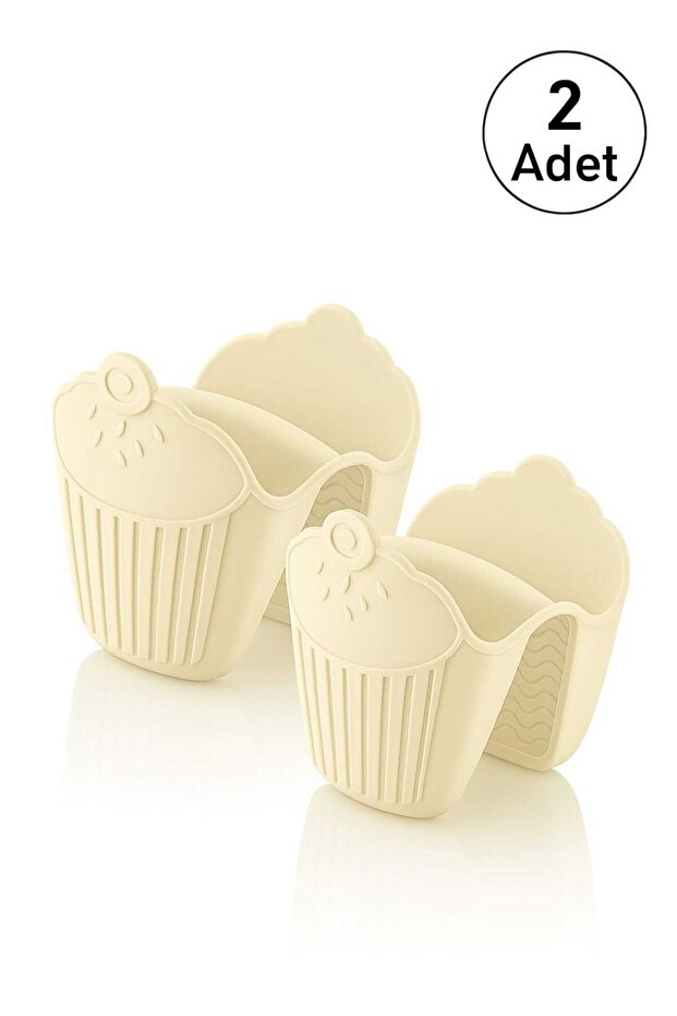 Silikon 2 adet fırın eldiveni ısı yalıtımlı mikrodalga, fırın, tencere, tepsi tutmaç - 1