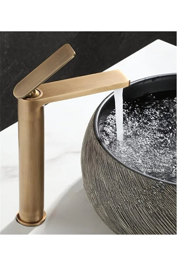 Bathroom Sink Faucet Antique Color New Square Design Imported with 7 Years Warranty