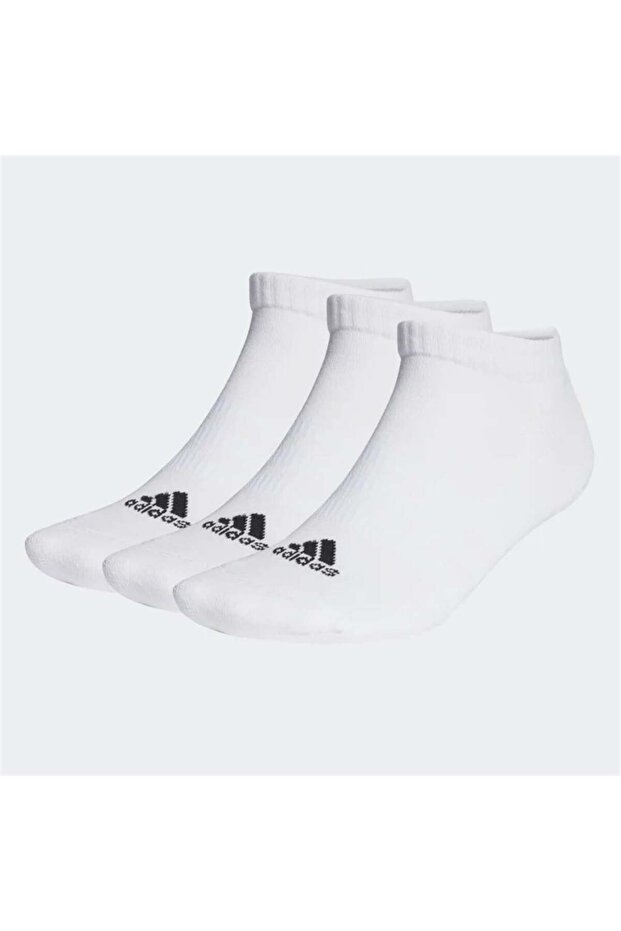 جوارب C Spw Low 3p للجنسين باللون الأبيض بتصميم كاجوال Ht3434 - 1