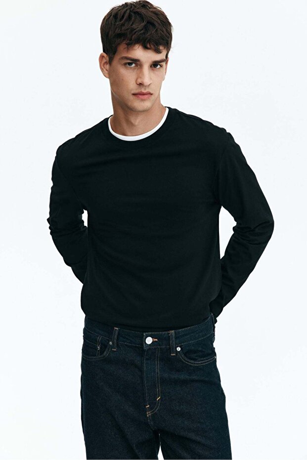 Regular Fit Jersey top - 3