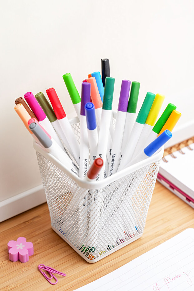 24 Renk Fineliner 0.4 mm Yazı ve Çizim Kalem Seti - 7