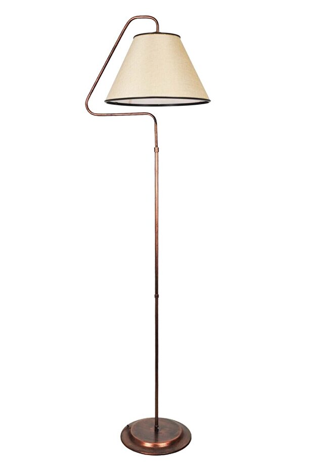 Güven Avize Lambader Coude Siyah Bakır Patine A.gri Dante - 6