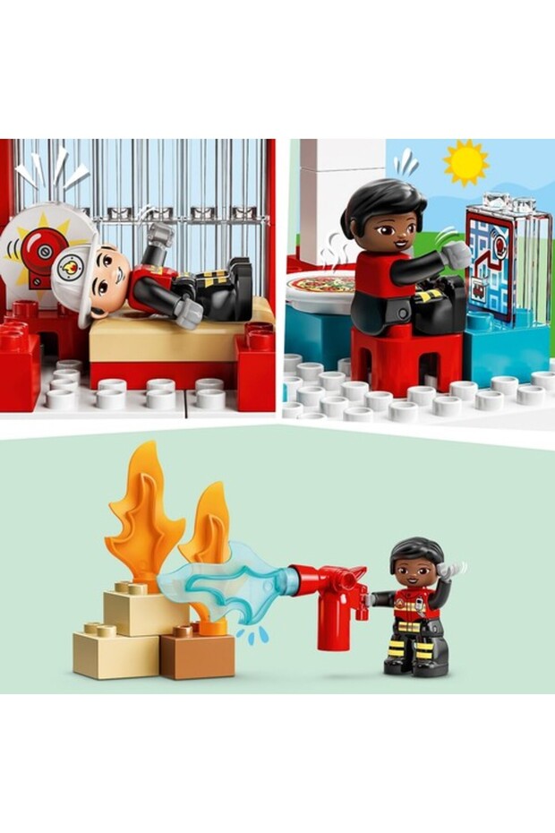 Duplo 10970 Fire Station and Helicopter - 6