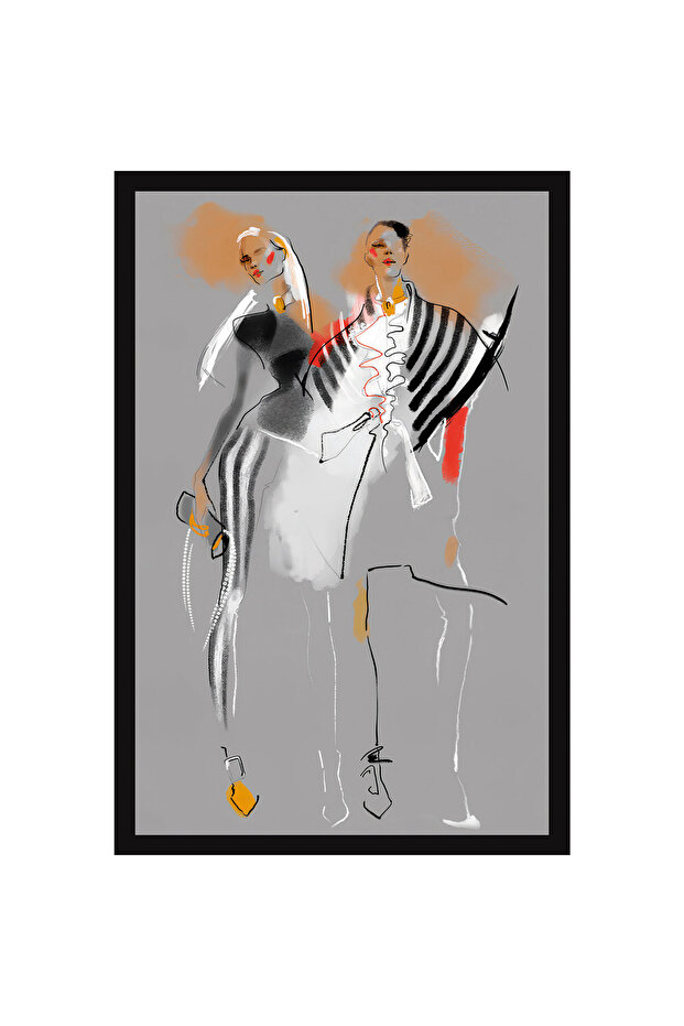 Fashion Themed – Decorative Gift Note Card and Postcard | 10X15Cm