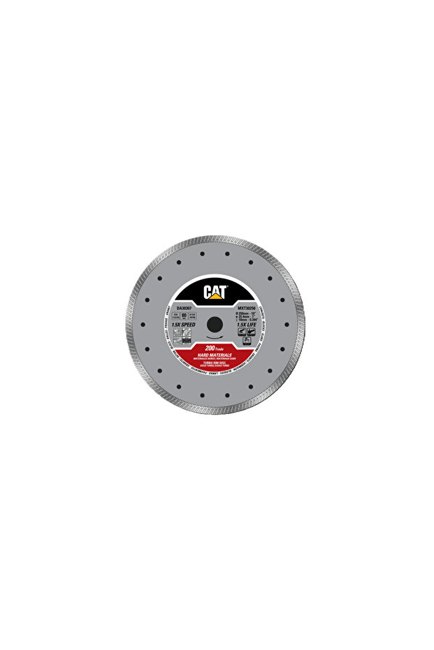 شفرة الماس من Cat® 200 Trade Turbo Hard Materials مقاس 10 بوصات - 250 مم DA30307
